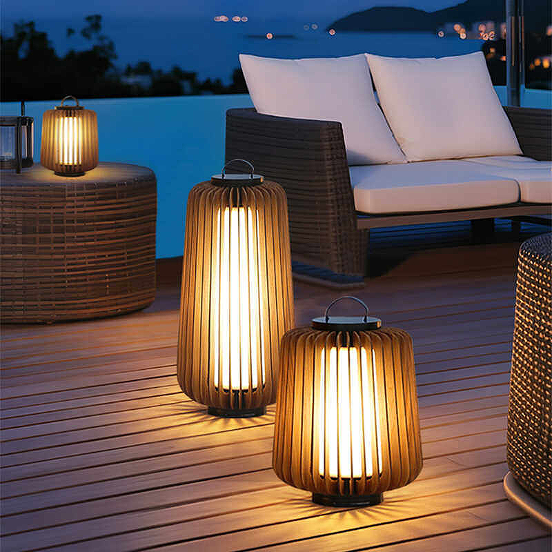 発光フロアランプ中庭ソーラーLED屋外照明非ソーラーランプ屋 - Outdoor Lighting Lamps のレビューと価格