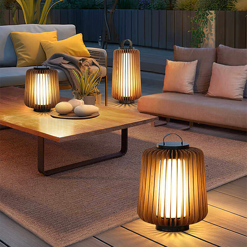 発光フロアランプ中庭ソーラーLED屋外照明非ソーラーランプ屋 - Outdoor Lighting Lamps のレビューと価格
