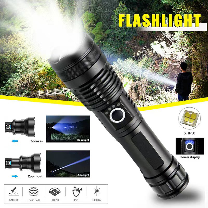 ハイパワー XHP70 LED 懐中電灯 USB-C 充電式 - Outdoor Lighting Guide のレビューと価格