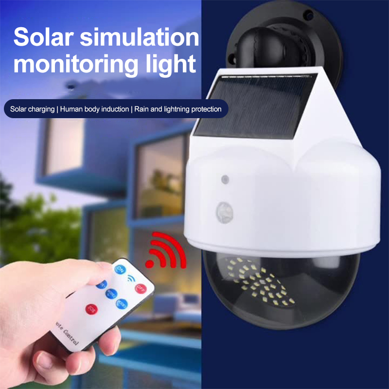 モーションセンサー付きソーラーシミュレーションカメラ,仮想カ - Outdoor Lighting With Motion Sensor のレビューと価格