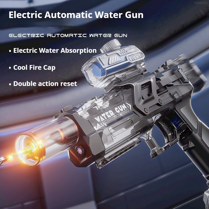 照明電動水鉄砲連続水噴射高圧強力水鉄砲子供の屋外ゲームおもち - Outdoor Lighting Battery Powered のレビューと価格